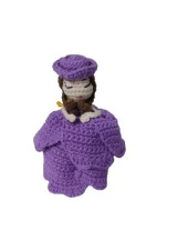 Sihirli Gül Bebek Amigurumi Organik Oyuncak - 1
