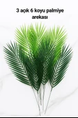 Büyük Boy Yapay Palmiye Demeti 9 Dallı Demet Areka Yaprağı 50 cm thumbnail 3