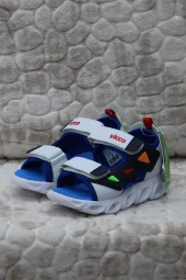 Vicco 321.P24Y.204 Hilda Saks Mavi Phylon Işıklı Çocuk Sandalet thumbnail 2