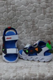 Vicco 321.P24Y.204 Hilda Saks Mavi Phylon Işıklı Çocuk Sandalet thumbnail 5