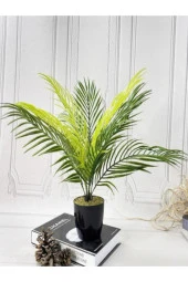 Büyük Boy Yapay Palmiye Demeti 9 Dallı Demet Areka Yaprağı 50 cm thumbnail 2