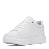 BEST OF B150 Beyaz Kalın Tabanlı Günlük Erkek Sneaker Ayakkabı - 2