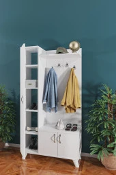 Ardeno  Eko Portmanto Vestiyer Beyaz - 2