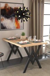 Evdemo  Parla Mutfak Masası Atlantik Çam thumbnail 1