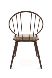 Evdemo  Eylül Metal Tel Sandalye Kahve - 4