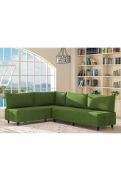 Evdemo  Eda L Köşe Koltuk Takımı Yeşil thumbnail 1