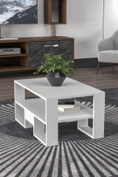 Ardeno  Miray Orta Sehpa Beyaz thumbnail 1