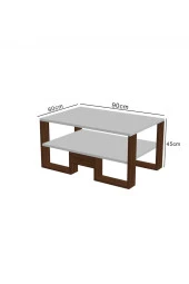 Ardeno  Miray Orta Sehpa Beyaz thumbnail 5