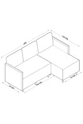 Evdemo  Pembe Aybüke Köşe Koltuk - 2