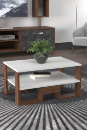 Parlavita  Miray Orta Sehpa Beyaz Ceviz thumbnail 1