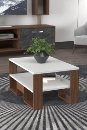 Parlavita  Miray Orta Sehpa Beyaz Ceviz thumbnail 2