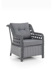 Evdemo  Eren Rattan Bahçe Balkon Takımı 2+1+1 Antrasit - 3