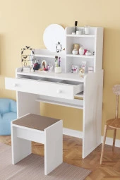 Ardeno Kumru Tabureli Makyaj Masası - 1