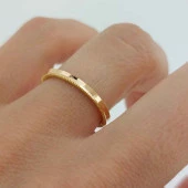22 Ayar Altın Ajda Model Yüzük 3.00 Gram - 2