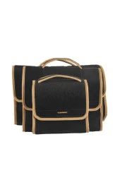 Üçlü Takım Araç Bagaj Organizer Bagaj Düzenleyici Çanta Krem Kenarlı thumbnail 2