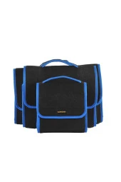 Üçlü Takım Araç Bagaj Organizer Bagaj Düzenleyici Çanta Mavi Kenarlı thumbnail 2