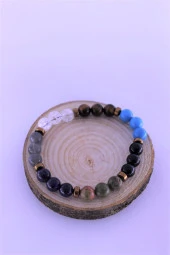 Akrep Çakra Doğal Taş Bileklik Birinci Kalite Taş Akrep Burcu - 1