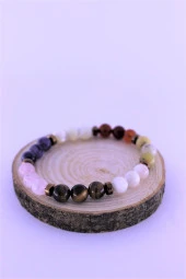 Yengeç Çakra Doğal Taş Bileklik Birinci Kalite Taş Yengeç Burcu - 3