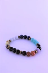 Terazi Çakra Doğal Taş Bileklik Birinci Kalite Taş Terazi Burcu - 2