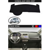 Honda Jazz 2002-2007 Için Uygun Torpido Koruma Halısı Siyah Kenar Renk Siyah thumbnail 1