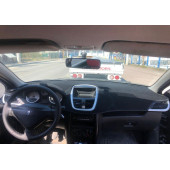 Peugeot 207 2007-2012 Modelleri Için Uygun Torpido Koruma Halısı Siyah Kenar Renk Siyah thumbnail 2