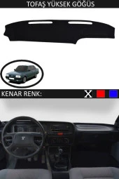 Tofaş Yüksek Göğüs Için Uygun Torpido Koruma Halısı Siyah Kenar Renk Siyah thumbnail 1