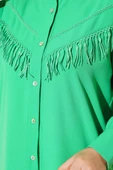 Dantel Püsküllü Gömlek Benetton - 4