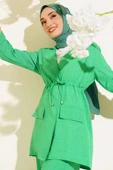 Ceketli Keten Takım Neon Yeşil thumbnail 1
