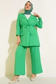 Ceketli Keten Takım Neon Yeşil thumbnail 2