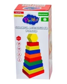 Playwood Ahşap Dikdörtgen Renkli Kule - 1