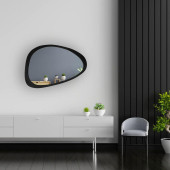 Dekoratif Ayna Siyah Çerçeve 70x50 Buzkan - 1