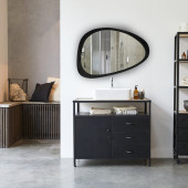 Dekoratif Ayna Siyah Çerçeve 70x50 Buzkan - 5