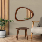 Dekoratif Ayna Ceviz Çerçeve 70x50 Buzkan - 1