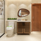 Dekoratif Ayna Ceviz Çerçeve 70x50 Buzkan - 3