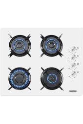 KUMTEL  Beyaz Cam Digital / Dokunmatik Ankastre Set - 8 Prog thumbnail 2