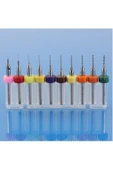10 Parça 0.1 mm - 1.0 mm Tungsten Karbür Delme PCB Matkap Ucu - 6