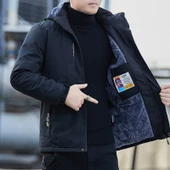 Pasifix Su Geçirmez İçi Kadife Rüzgar Geçirmez Erkek Mont 001 thumbnail 2