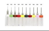 10 Parça 0.1 mm - 1.0 mm Tungsten Karbür Delme PCB Matkap Ucu - 1