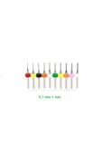 10 Parça 0.1 mm - 1.0 mm Tungsten Karbür Delme PCB Matkap Ucu - 3