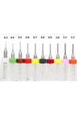 10 Parça 0.3 mm - 1.2 mm Tungsten Karbür Delme PCB Matkap Ucu - 1