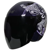 FREE-M 601 PAISLEY WOMEN KASK (SİYAH CAMLI) - 1