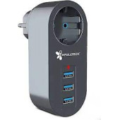 Winnboss Tekli Akım Korumalı 3 Adet USB Girişli Priz 3400 - 1