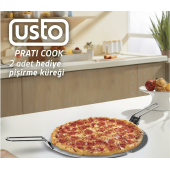 Usto 2855 Prati Cook Çok Amaçlı Pişirici Kırmızı - 4