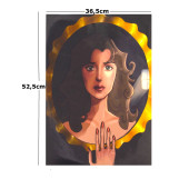 Kadın Poster Tablo 36,5cmX 52,5cm - 1