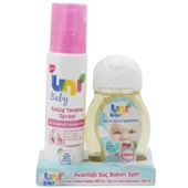 Uni Baby Kolay Tarama Spreyi 200 ml + Saç Ve Vücut Şampuanı 200 ml - 1