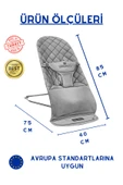 Mamma Smile Cotton Sallanır Üç Kademeli Ana Kucağı ( Oyuncak Aparatı Ve Seyahat Çantası ) - 7