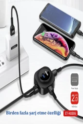 Qpen HUB06 Tak Çalıştır 4 Adet Usb 2.0 Çıkışlı Usb Çoklayıcı thumbnail 4
