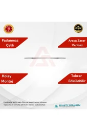 Volkswagen Caddy Mini Van Bagaj Çıtası 2015 ve Üzeri Krom Paslanmaz Çelik - 2