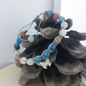 Vaoov 925 Ayar Gümüş Doğal Taşlı Zayıflatan Bileklik thumbnail 5