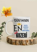 Dünyanın En Harika Kuzeni Yazılı Özel Tasarım Baskılı Kupa Bardak Doğum Günü Hediye thumbnail 1